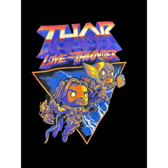 Thor Marvel Love & Thunder Graphic T-Shirt L - Picture 3 of 5
